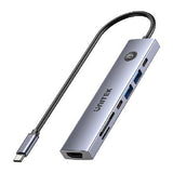 Unitek 7-in-1 USB-C Hub with Power Button